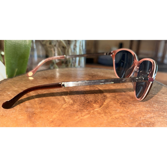 Lulu Guiness Sunglasses Semi Cat-Eye Tortoise Frames Designer Summer Preppy - Picture 5 of 8